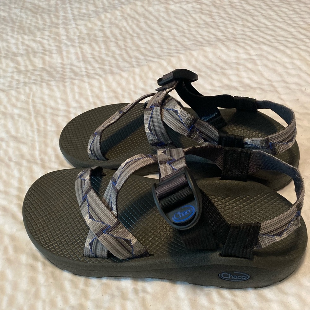 Chaco Kids Sandals - Gray and Blue